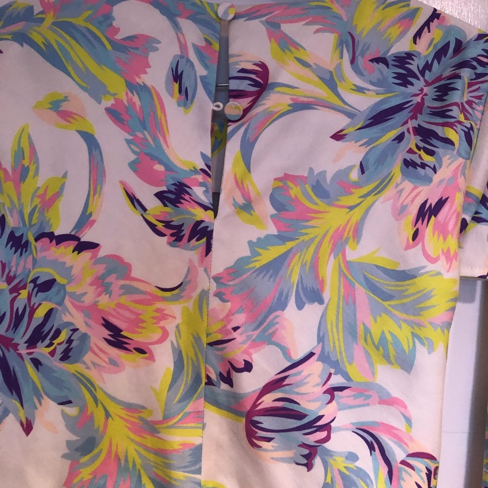 Abbey Glass, tie-wrap top and maxi skirt, small, covered buttons, skirt lined - Picture 5 of 13
